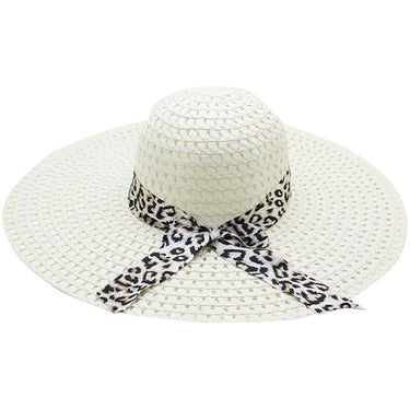 chapeau de paille femme blanc